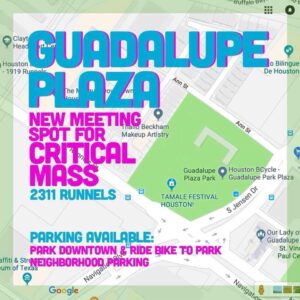 Critical Mass Friday @ Guadalupe Plaza Park | Houston | Texas | United States